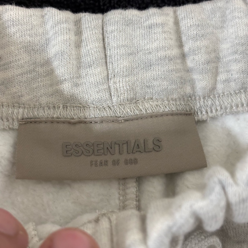 Fear of God Essentials Light Gray Athletic Shorts - Picture 5 of 7